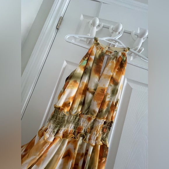 Halter neck Tie Dye Sundress - Picture 3 of 3